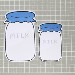 ミルクのダイカットメモ 2枚目の画像