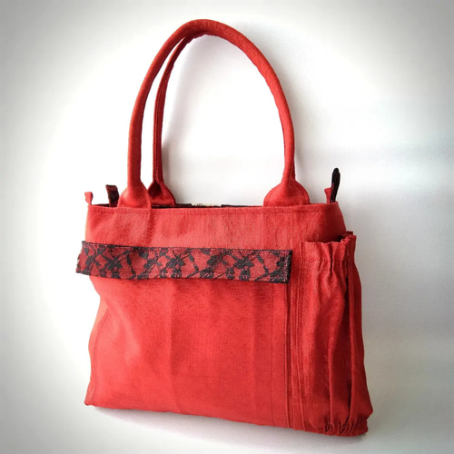 着物・帯・小物でバッグやポーチなどをリメイク トートバッグ 雅