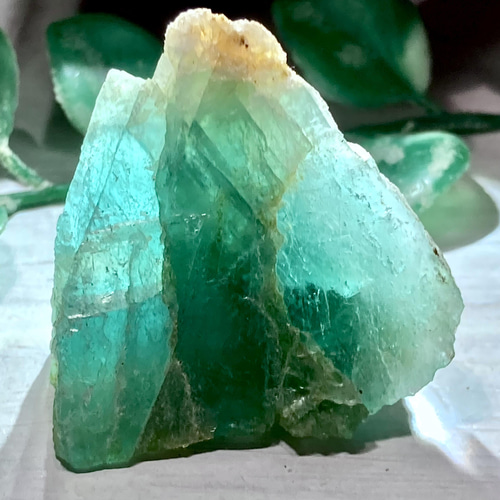 ドイツ ブラックフォレスト産✿*:・ブルー フローライト 蛍石 ラフ