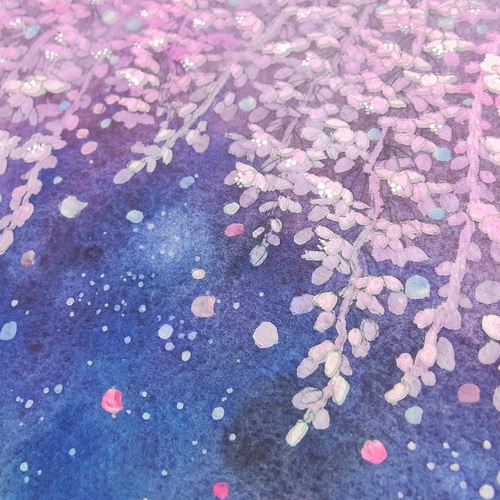 Cherryさま専用1月（原画）鈴の音が響く夜に【水彩画】ほか　6点おまとめ Cherryさま専用1月（原画）鈴の音が響く夜に【水彩画】ほか 6点お