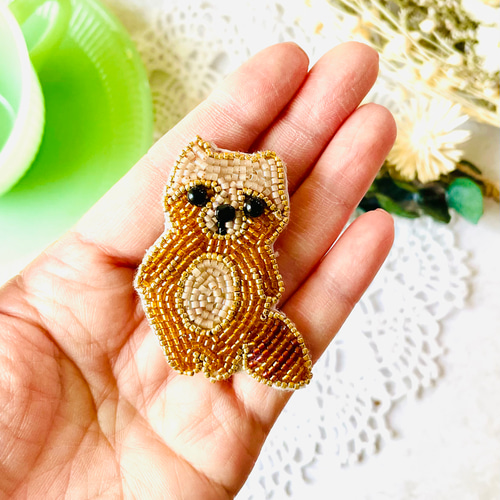 ちゃっぴー様 追加オーダーご確認用 ビーズ刺繍ブローチ その他