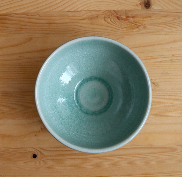 タイ セラドン焼 どんぶり 鉢 ボウル 14.5cm 陶磁器 celadon-001 3枚目の画像