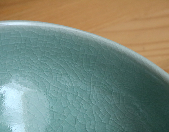 タイ セラドン焼 どんぶり 鉢 ボウル 14.5cm 陶磁器 celadon-001 6枚目の画像