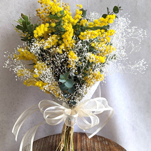 超早割価格】【creema限定感謝価格】みんな大好き！ミモザとかすみ草の