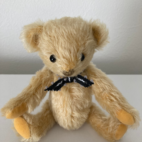 エッジリボンのテディベア 18cm ぬいぐるみ sanatio 通販 15544779