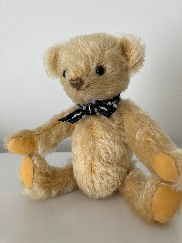 エッジリボンのテディベア 18cm ぬいぐるみ sanatio 通販 15544779