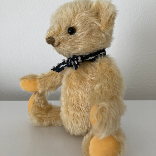 エッジリボンのテディベア 18cm ぬいぐるみ sanatio 通販 15544779