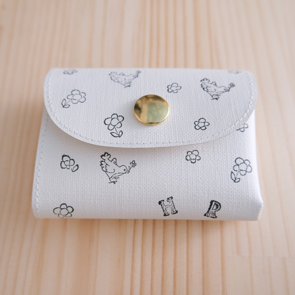 petit wallet " little birds & florets " 第3張的照片