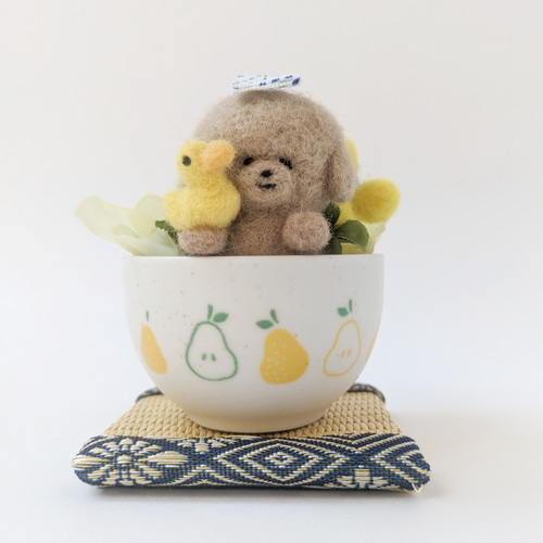 お迎え決まりました] トイプードル♡ミニ❤️ハンドメイド
