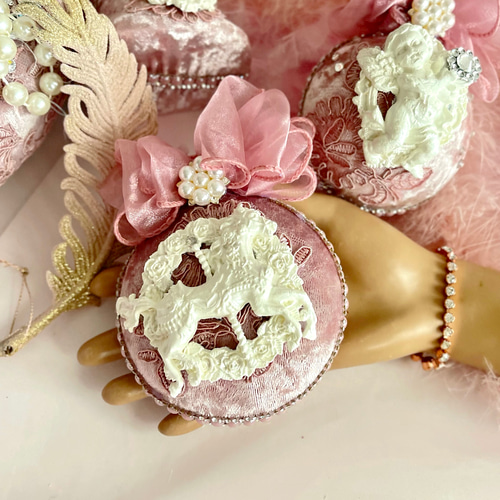 送料無料】メルヘン雑貨 ロココ調 アンティークオーナメント