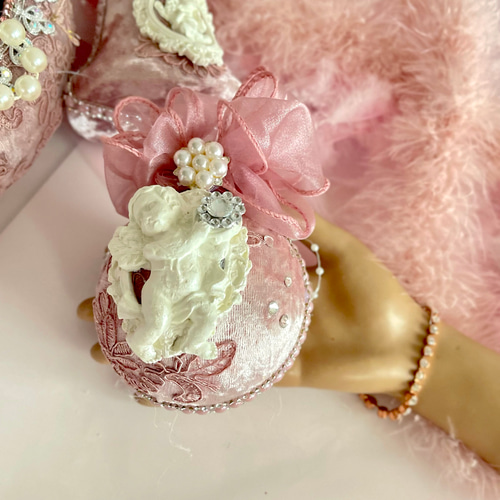 送料無料】メルヘン雑貨 ロココ調 アンティークオーナメント