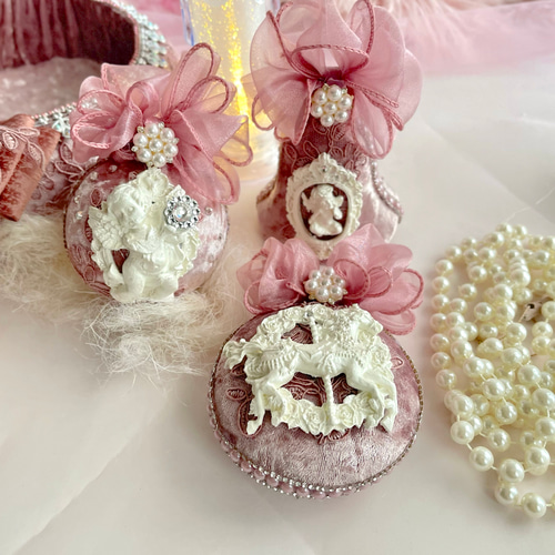 送料無料】メルヘン雑貨 ロココ調 アンティークオーナメント