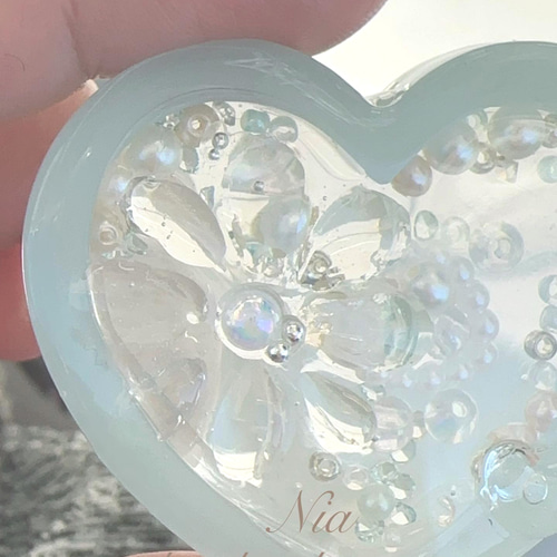 シャカシャカキーホルダー　ブルー星づくしポットシェイカー シャカシャカキーホルダー ブルー星づくしポットシェイカー