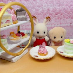 アフタヌーンティー風ケーキセット　ミニチュアケーキ 12枚目の画像