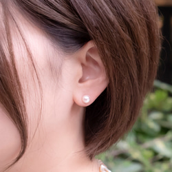 Akoya Pearl/freshwater pearl/k14WG  【2WayPierce/ツーウェイピアス】 5枚目の画像