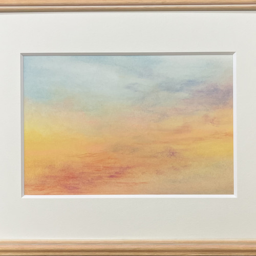 パステル画 優しい空 絵画 Keiko 通販 15545397｜Creema(クリーマ)