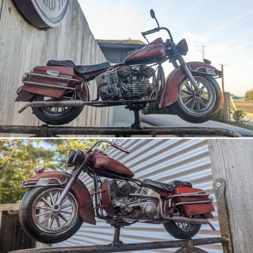 アメリカンバイク バイク屋 壁掛け看板 ルート66 サインボード #店舗