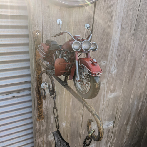 アメリカンバイク バイク屋 壁掛け看板 ルート66 サインボード #店舗