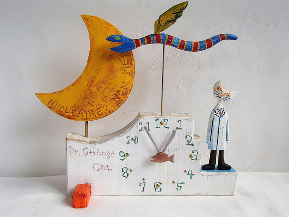 Dr. Strange Cat Clock　（Moon） 1枚目の画像