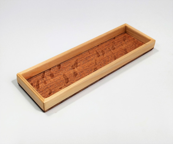 檜と山毛欅のティッシュケース（リモコン/ペンスタンド）　A-2　　#1609 9枚目の画像
