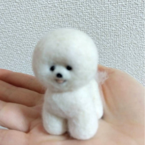 羊毛フェルト ビションフリーゼ 羊毛フェルト Lana** 通販 15545888