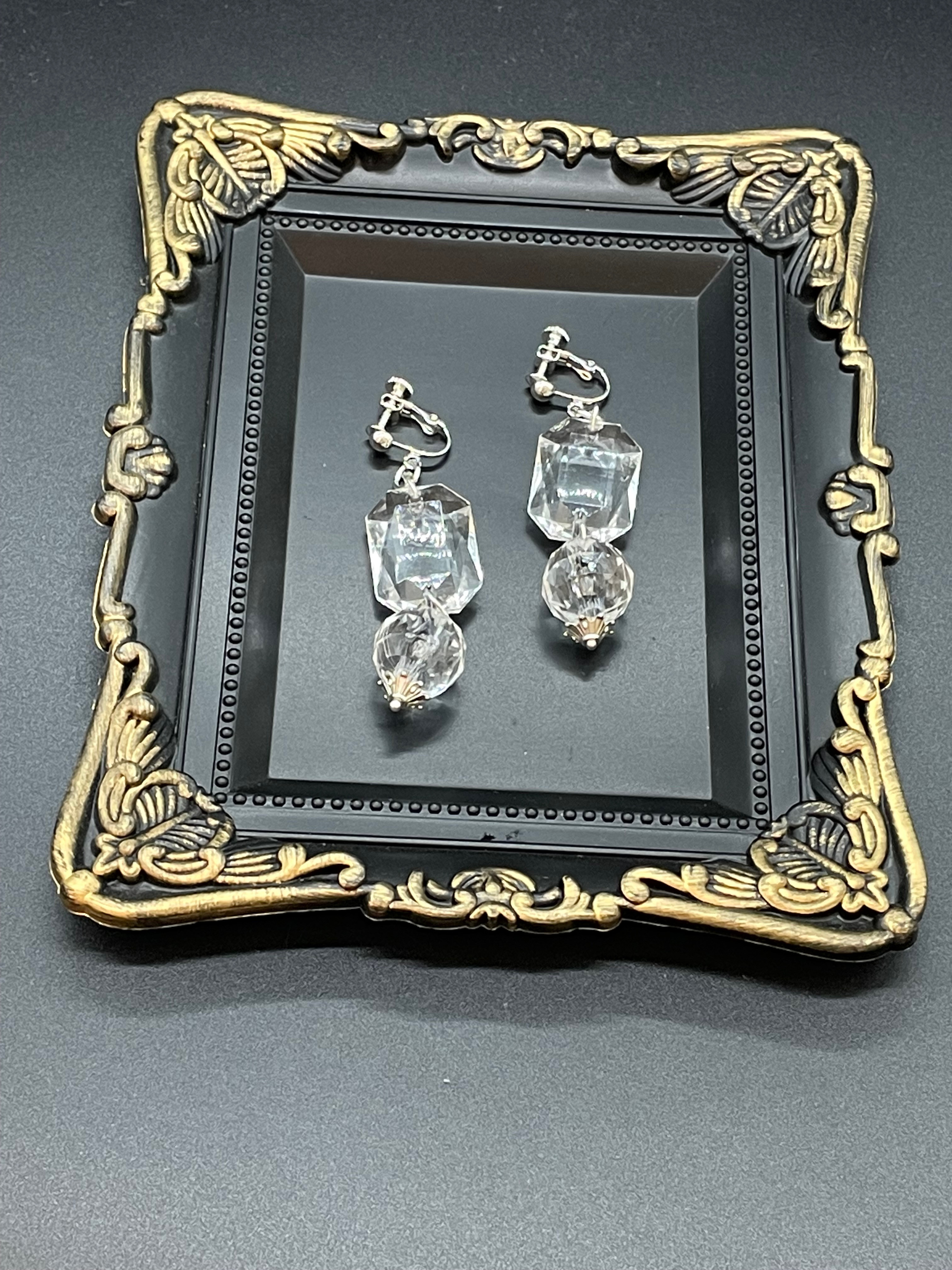 【アレルギー対応】氷のイヤリング