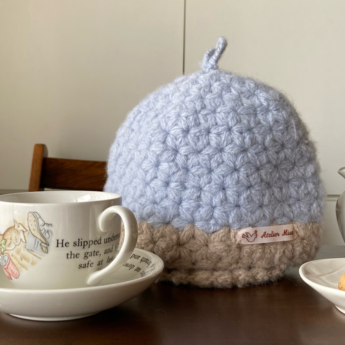 手編みのティーコゼー&ポットマット **受注製作** その他 手編みのティーコゼー&ポットマット **受注製作** その他