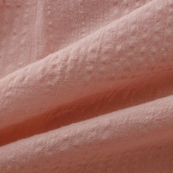2色　オープンカラー　たっぷりギャザーのブラウス 　ゆったりシルエット【春夏秋】ホワイト/ピンク 16枚目の画像