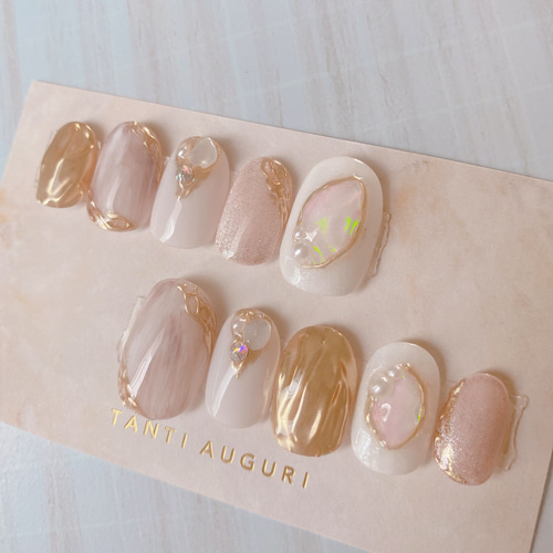 ネイルチップ 成人式 ウエディング ブライダル 和柄 和装 振袖 結婚式  