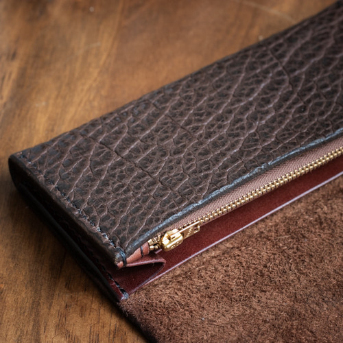 タタンカ 三つ折り長財布 アメリカバイソン 長夾 yoki 的作品 15546441