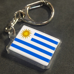 ◆新品◆ ウルグアイ キーホルダー 国旗 Uruguay 1枚目の画像