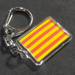 ◆新品◆ カタルーニャ（サニェーラ） キーホルダー 旗 Senyera 2枚目の画像