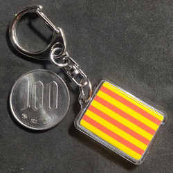 ◆新品◆ カタルーニャ（サニェーラ） キーホルダー 旗 Senyera 3枚目の画像