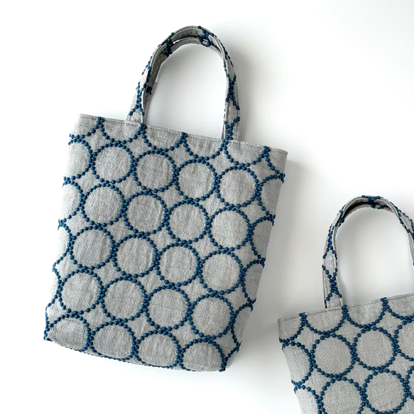 ミナペルホネン バッグ ミニタテトート タンバリン ライトグレー