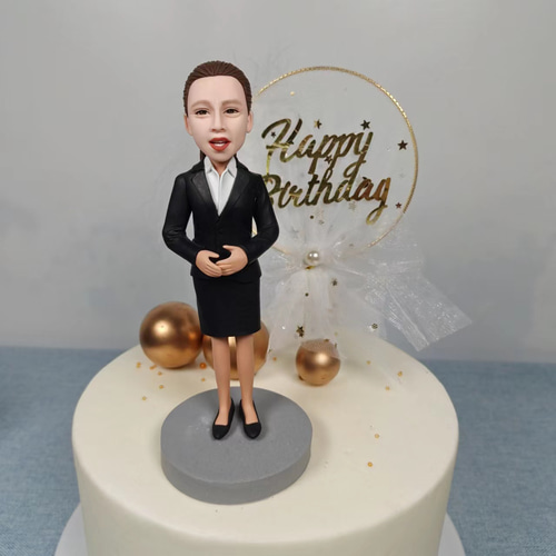 ケーキトッパー オーダーメイド 似顔絵プレゼント フィギュア人形