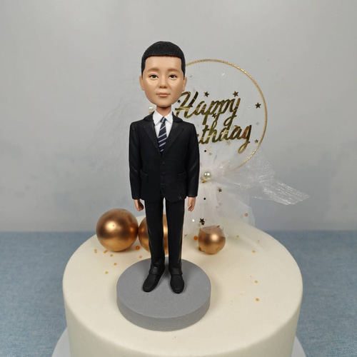 ケーキトッパー オーダーメイド 似顔絵プレゼント フィギュア人形