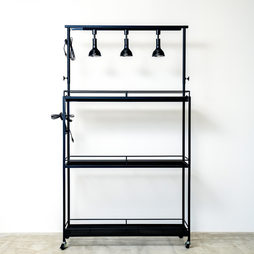 育成ライトが取り付けれる植物棚 ボタニカルシェルフ アガベ 塊根