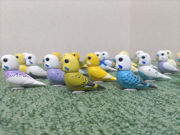 女の子向けプレゼント集結 フィギュア セキセイインコ 21羽セット とりもの その他置物 その他