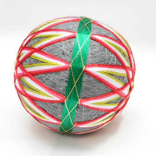 手まりN1 ダリア 直径9.5cm[ てまり 手毬 手鞠 ] その他インテリア雑貨