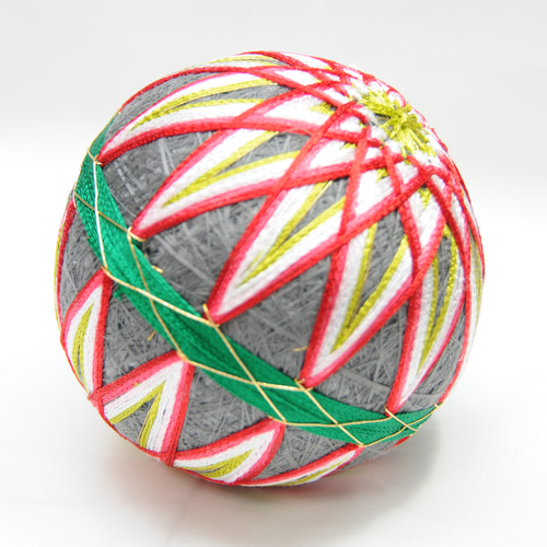 手まりN1 ダリア 直径9.5cm[ てまり 手毬 手鞠 ] その他インテリア雑貨