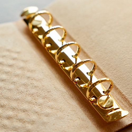 生焼けアップルパイ×M5ヌメ革システム手帳カバー(マイクロ5/ミニ5穴