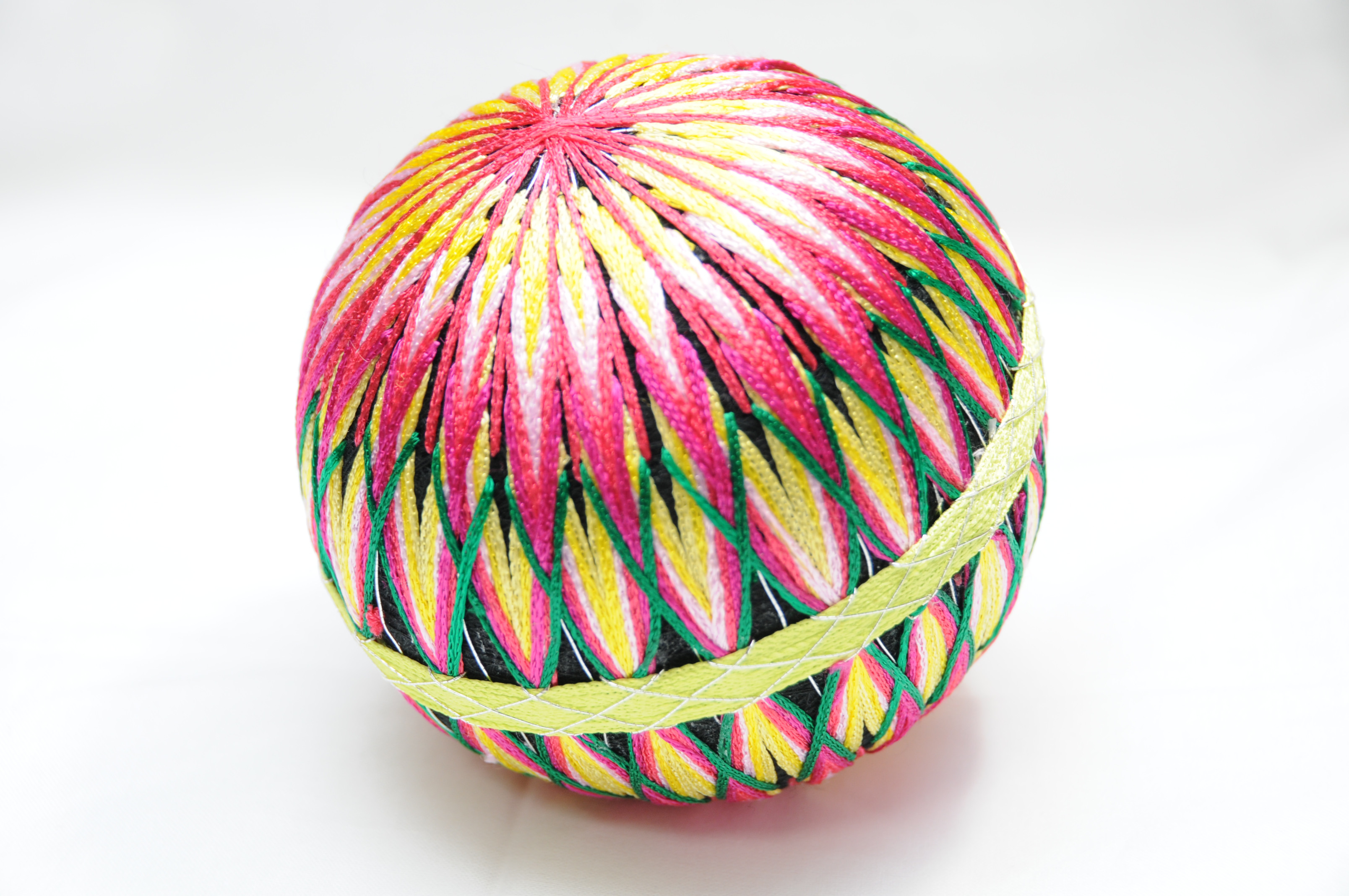 手毬 手鞠 てまり 刺繍花火 No129 ハンドメイド No129 手毬 ハンドメイド 手鞠 てまり 刺繍花火