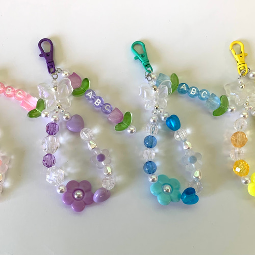 オーダーネームビーズタグ オーダーネームビーズタグ