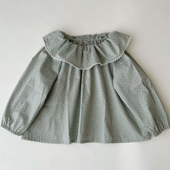 100size・即納】リトルマーガレットのフリル襟スモック 子供服 cocon 