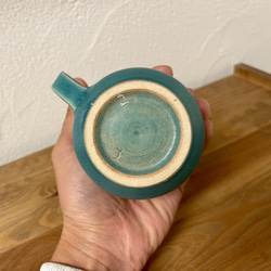 コロンとしたマグカップ「ころころマグ（青）」 8枚目の画像