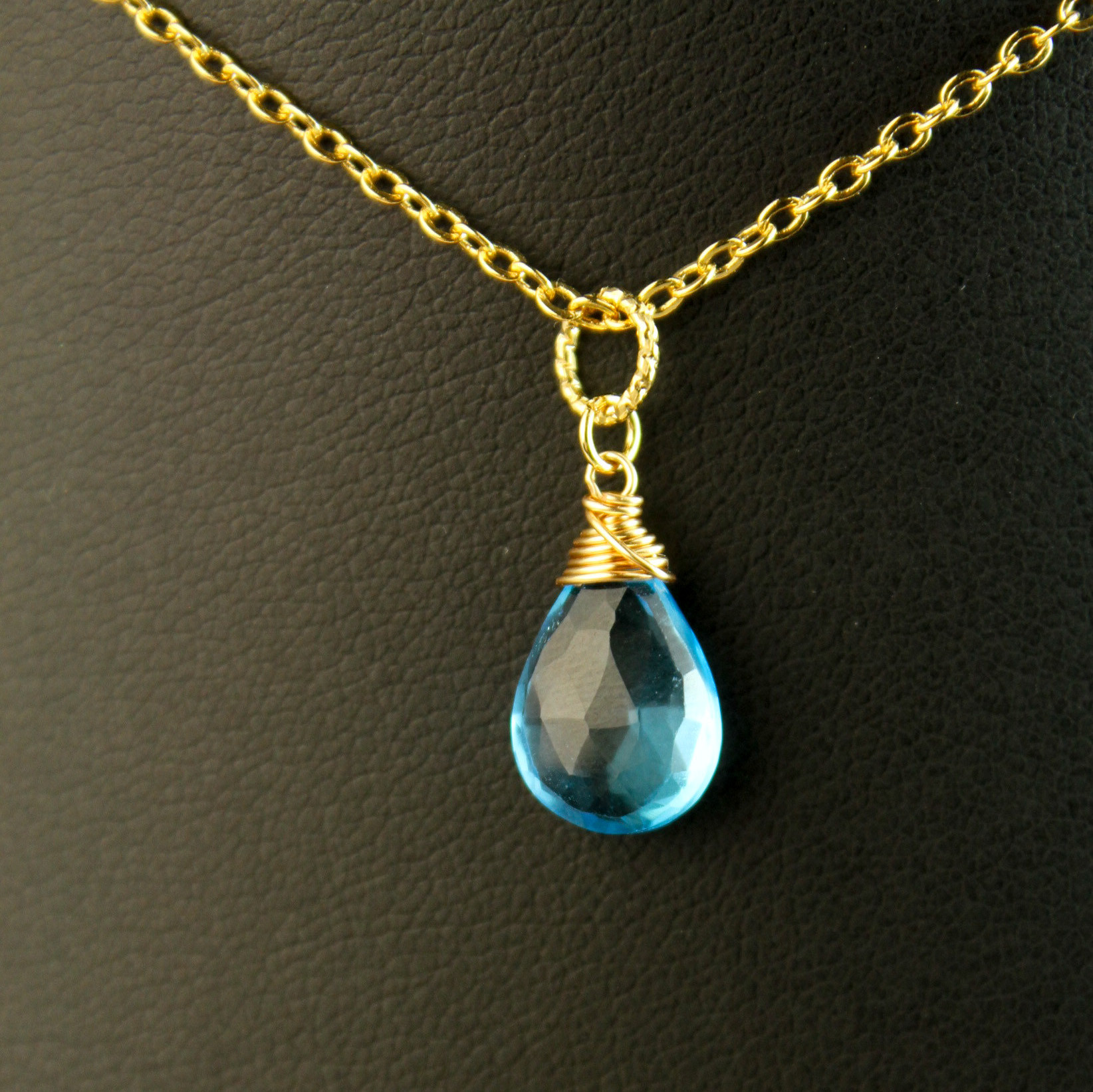 【超高品質】 スイスブルートパーズ ネックレス