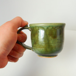 織部釉コーヒーカップ（単品） 5枚目の画像