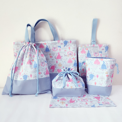 入園セット 入学セット 6点セット プリンセス ハンドメイド