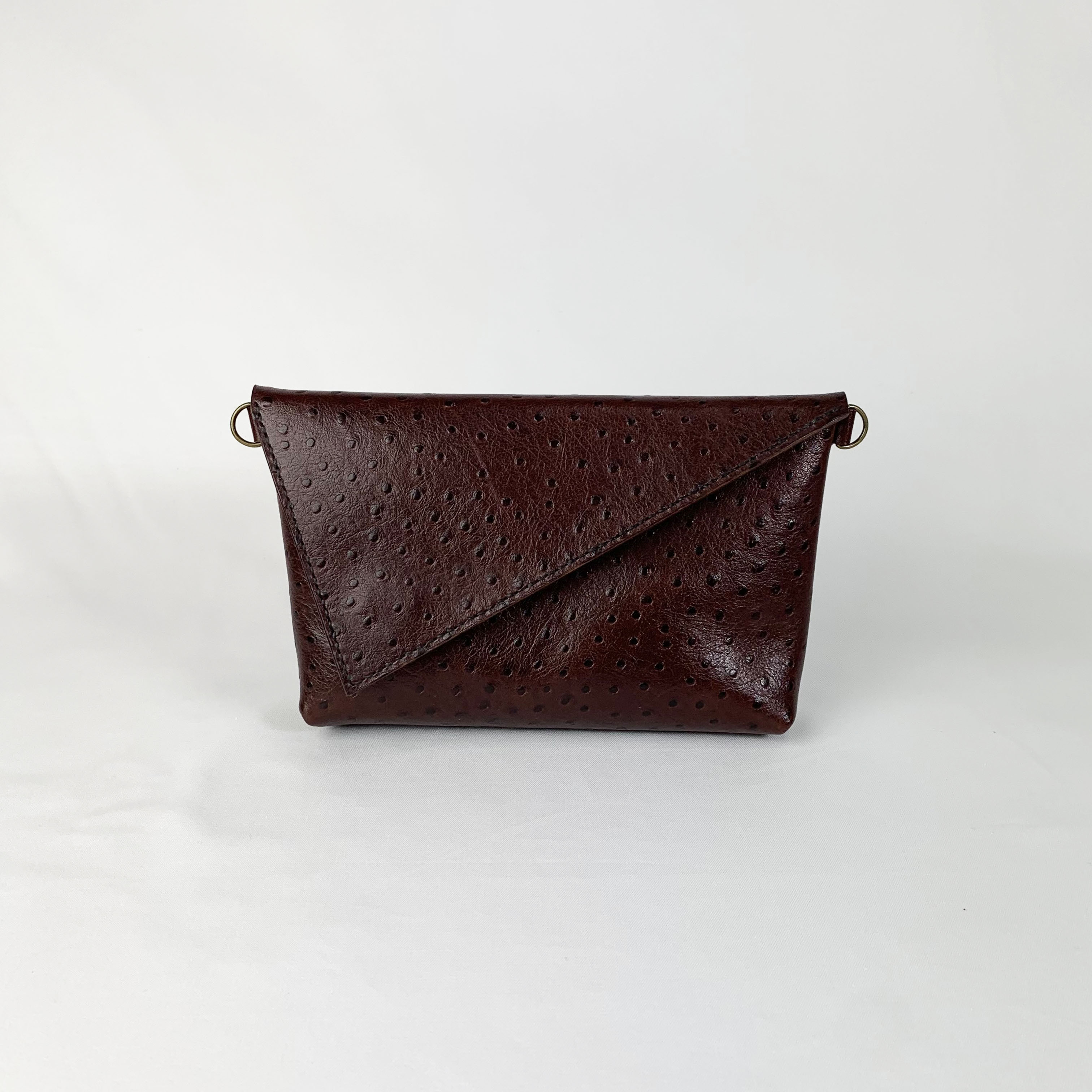 本革のウエストポーチ(brown)