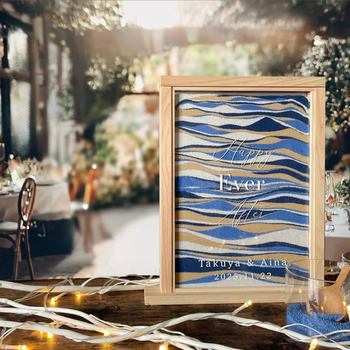 再販【ゲスト参加型】サンドセレモニー 選べるデザイン 両面アクリル